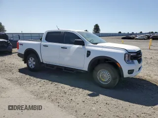 2024 Ford Ranger XL with VIN 1FTER4PH0RLE54615, listed as a Copart auction lot 61637625 with 10,099 mi miles and Salvage title. Bid and sale history available at DreamBid. Image 4.