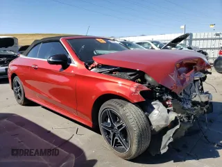 2020 Mercedes-Benz C 300 with VIN W1KWK8EBXLF988831, listed as a Copart auction lot 73418094 with 12,283 mi miles and Salvage Title. Bid and sale history available at DreamBid. Image 4.