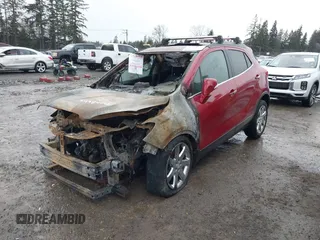 2016 Buick Encore Leather with VIN KL4CJGSB5GB647598, listed as a IAAI auction lot 39984031 with 1 mi miles. Bid and sale history available at carsss.com. Image 2.