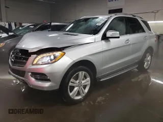 2015 Mercedes-Benz M with VIN 4JGDA5HB4FA463744, listed as a Copart auction lot 41911765 with 53,842 mi miles and Salvage Title. Bid and sale history available at carsss.com. Image 1.