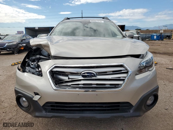 2017 Subaru Outback Premium with VIN 4S4BSAHC5H3372091, listed as a Copart auction lot 66867314 with 95,315 mi miles and Salvage Title. Bid and sale history available at carsss.com. Image 5.