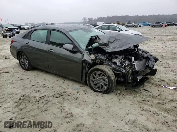 2024 Hyundai Elantra SEL with VIN KMHLM4DG9RU754435, listed as a Copart auction lot 86189314 with 5,941 mi miles and Salvage Title. Bid and sale history available at carsss.com. Image 11.