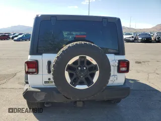 2020 Jeep Wrangler Unlimited Sport S z VIN 1C4HJXDG4LW209887, wystawiony jako Copart lot #59419785 z przebiegiem 89 138 mil mil oraz Szkoda całkowita • Salvage title. Historia ofert i sprzedaży dostępna na DreamBid. Obrazek 6.