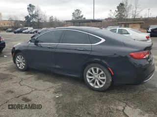 2015 Chrysler 200 C with VIN 1C3CCCCB1FN629396, listed as a Copart auction lot 49834515 with 185,227 mi miles and Clean Title. Bid and sale history available at carsss.com. Image 2.