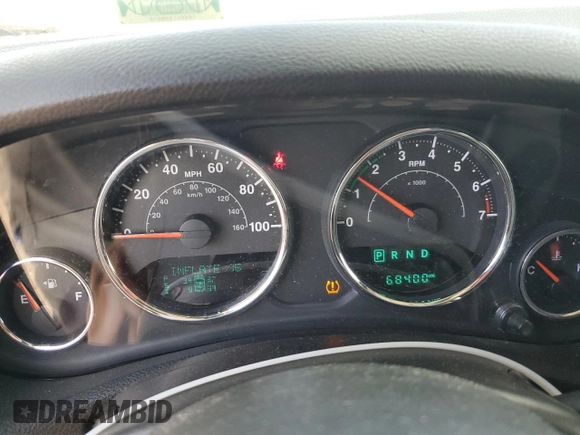 2015 Jeep Wrangler Unlimited Sport with VIN 1C4BJWDG4FL766904, listed as a Copart auction lot 58126555 with 68,400 mi miles and Salvage title. Bid and sale history available at DreamBid. Image 9.