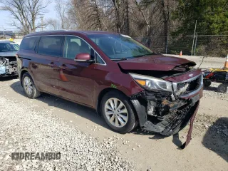 2015 Kia Sedona EX with VIN KNDMC5C16F6026229, listed as a Copart auction lot 50237325 with 224,183 mi miles and Salvage Title. Bid and sale history available at DreamBid. Image 4.