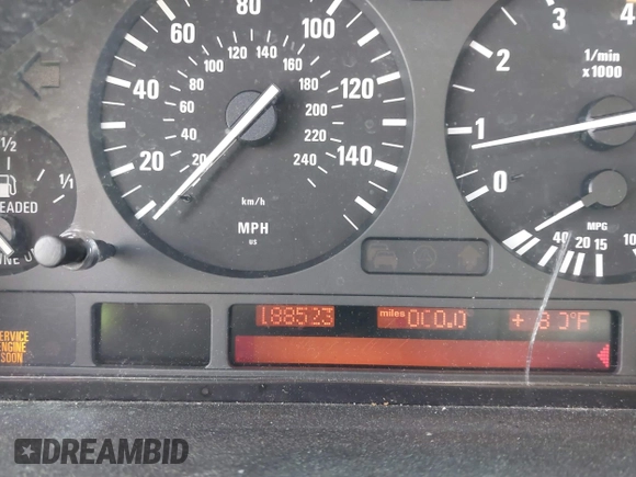 2003 BMW X5 3.0i with VIN 5UXFA53563LW26813, listed as a IAAI auction lot 41873041 with 188,523 mi miles. Bid and sale history available at carsss.com. Image 7.
