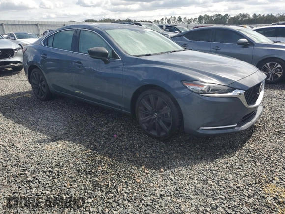 2021 Mazda 6 Grand Touring Reserve with VIN JM1GL1WY6M1617833, listed as a Copart auction lot 76189054 with 131,217 mi miles and Non Repairable. Bid and sale history available at DreamBid. Image 4.