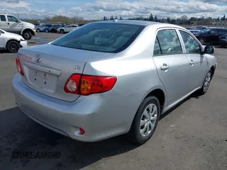 2009 Toyota Corolla with VIN JTDBL40E59J051651, listed as a IAAI auction lot 41874710 with 52,938 mi miles. Bid and sale history available at carsss.com. Image 4.