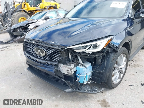 2021 Infiniti QX50 Luxe with VIN 3PCAJ5BB7MF123895, listed as a IAAI auction lot 41811100 with 23,164 mi miles and . Bid and sale history available at DreamBid. Image 6.