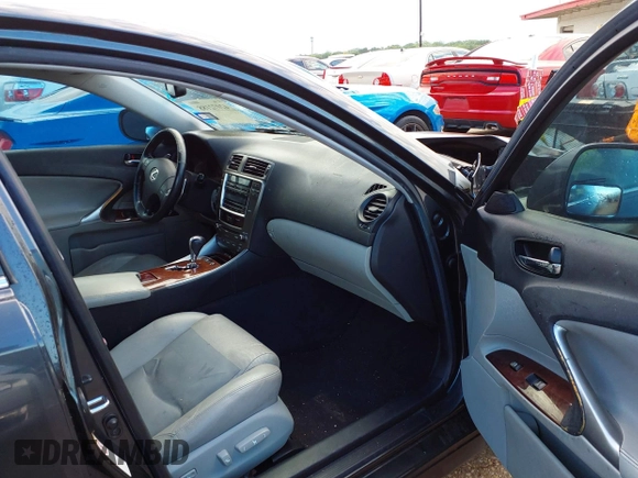 2008 Lexus IS 250 with VIN JTHBK262382071330, listed as a IAAI auction lot 42072188 with Not Provided miles. Bid and sale history available at carsss.com. Image 5.