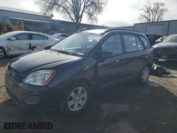 2007 Kia Rondo LX Base with VIN KNAFG525277079813, listed as a Copart auction lot 45020105 with 71,785 mi miles and Salvage Title. Bid and sale history available at carsss.com. Image 1.