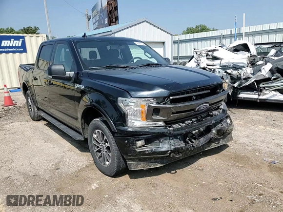 2018 Ford F-150 XL with VIN 1FTEW1EP1JFC00903, listed as a Copart auction lot 68488784 with 83,643 mi miles and Salvage Title. Bid and sale history available at DreamBid. Image 11.