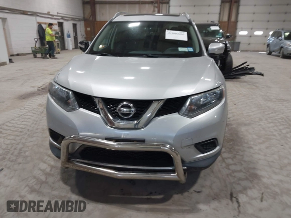 2015 Nissan Rogue SL with VIN 5N1AT2MV0FC892752, listed as a IAAI auction lot 41886666 with 101,024 mi miles and . Bid and sale history available at carsss.com. Image 12.