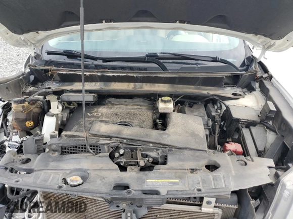 2017 Nissan Pathfinder Platinum with VIN 5N1DR2MN0HC613086, listed as a Copart auction lot 58055945 with 165,759 mi miles and Salvage title. Bid and sale history available at DreamBid. Image 12.