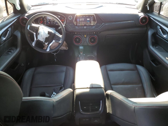 2022 Chevrolet Blazer RS with VIN 3GNKBKRS1NS152170, listed as a Copart auction lot 45322235 with 30,025 mi miles and Salvage title. Bid and sale history available at DreamBid. Image 8.