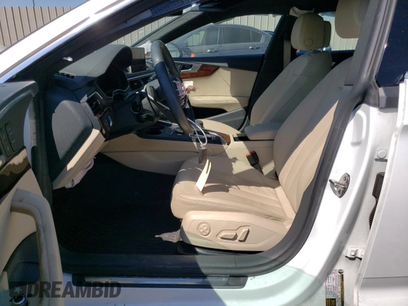 2019 Audi A5 Sportback Premium Plus with VIN WAUBNCF54KA008336, listed as a Copart auction lot 62848203 with 49,168 mi miles. Bid and sale history available at carsss.com. Image 7.