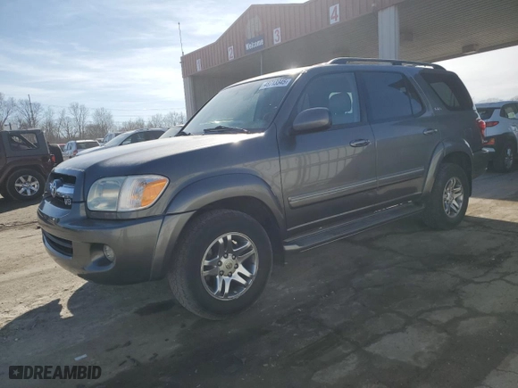 2006 Toyota Sequoia SR5 with VIN 5TDBT44A36S259033, listed as a Copart auction lot 48713345 with 185,931 mi miles and Clean Title. Bid and sale history available at carsss.com. Image 1.
