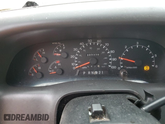 2000 Ford Super Duty F-250 XL with VIN 1FTNF20L8YEA71116, listed as a Copart auction lot 73739324 with 303,338 mi miles and Salvage Title. Bid and sale history available at carsss.com. Image 9.
