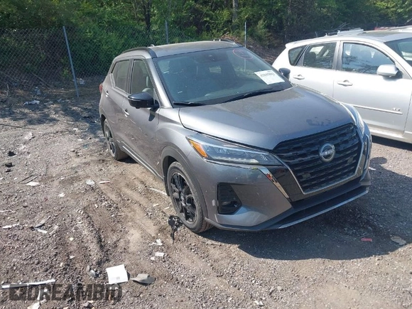 2023 Nissan Kicks SR with VIN 3N1CP5DV7PL575286, listed as a IAAI auction lot 42045803 with 39,732 mi miles and . Bid and sale history available at carsss.com. Image 1.