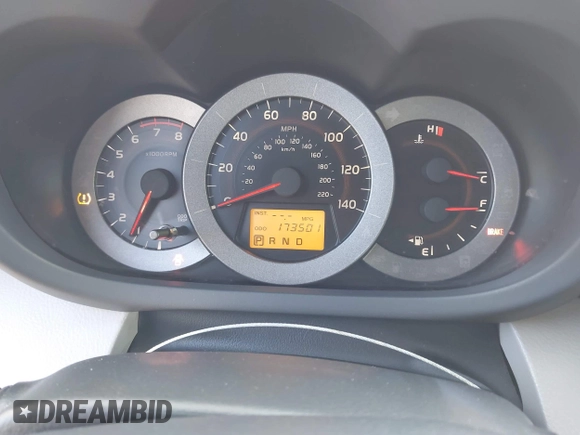 2010 Toyota RAV4 with VIN JTMZF4DVXAD028188, listed as a IAAI auction lot 41943722 with 173,501 mi miles. Bid and sale history available at carsss.com. Image 7.
