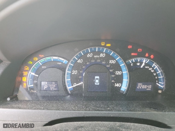 2012 Toyota Camry Hybrid XLE with VIN 4T1BD1FK8CU043506, listed as a Copart auction lot 54149115 with 228,848 mi miles and Clean Title. Bid and sale history available at carsss.com. Image 9.
