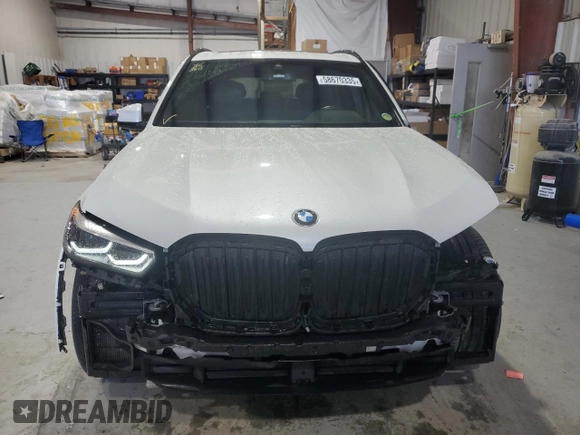 2021 BMW X5 sDrive40i with VIN 5UXCR4C09M9F61659, listed as a Copart auction lot 58670335 with Not provided miles and Salvage title. Bid and sale history available at DreamBid. Image 5.
