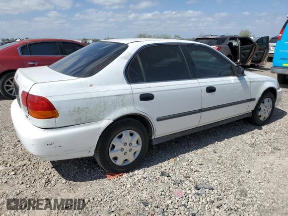 1997 Honda Civic LX with VIN 1HGEJ6672VL028626, listed as a Copart auction lot 44338115 with 120,199 mi miles and Salvage Title. Bid and sale history available at carsss.com. Image 3.