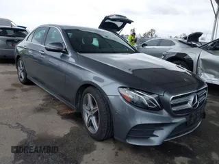 2018 Mercedes-Benz E-Class E 300 with VIN WDDZF4JB7JA337702, listed as a IAAI auction lot 41713178 with 1 mi miles. Bid and sale history available at carsss.com. Image 1.