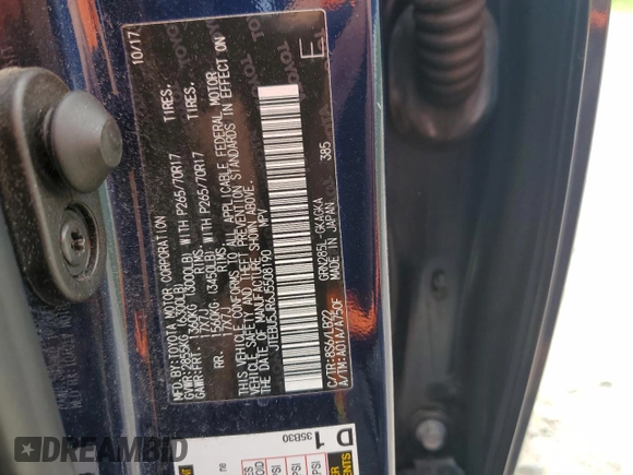 2018 Toyota 4Runner SR5 z VIN JTEBU5JR6J5508190, wystawiony jako Copart lot #55015315 z przebiegiem Nie podano mil oraz Szkoda całkowita • Salvage title. Historia ofert i sprzedaży dostępna na DreamBid. Obrazek 13.