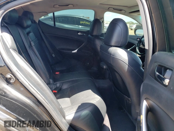 2012 Lexus IS 250 with VIN JTHBF5C25C5180261, listed as a Copart auction lot 62020035 with 157,465 mi miles and Salvage title. Bid and sale history available at DreamBid. Image 10.