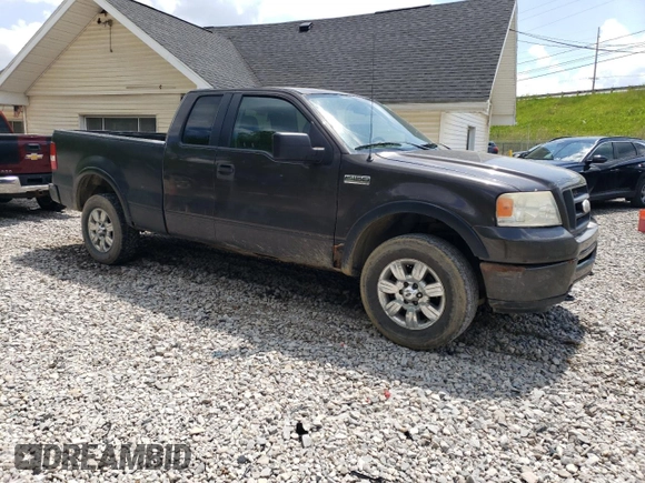2006 Ford F-150 STX with VIN 1FTRX14W36NB54625, listed as a Copart auction lot 58221215 with 219,195 mi miles and Salvage title. Bid and sale history available at DreamBid. Image 4.