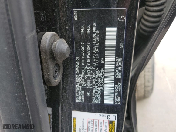 2024 Toyota 4Runner TRD Off Road with VIN JTERU5JR9R6270369, listed as a Copart auction lot 50537195 with 24,799 mi miles and Salvage Title. Bid and sale history available at carsss.com. Image 14.