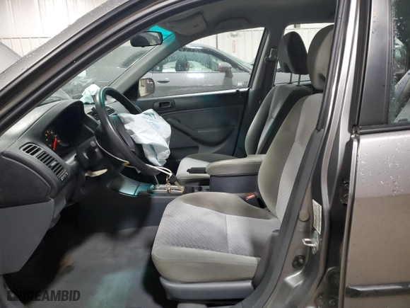 2005 Honda Civic Sdn VP with VIN 1HGES16395L017538, listed as a Copart auction lot 52503465 with 89,105 mi miles and Salvage Title. Bid and sale history available at carsss.com. Image 7.