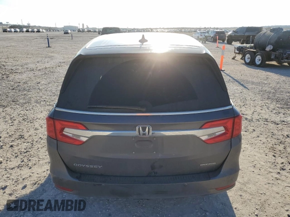 2019 Honda Odyssey Touring with VIN 5FNRL6H85KB022527, listed as a Copart auction lot 43851485 with 104,332 mi miles and Salvage Title. Bid and sale history available at carsss.com. Image 6.