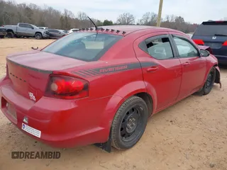 2014 Dodge Avenger SE with VIN 1C3CDZAG4EN184505, listed as a IAAI auction lot 41763547 with 152,259 mi miles. Bid and sale history available at carsss.com. Image 4.
