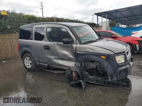 2005 Honda Element EX with VIN 5J6YH18625L008059, listed as a Copart auction lot 48619555 with 132,684 mi miles and Salvage Title. Bid and sale history available at DreamBid. Image 4.