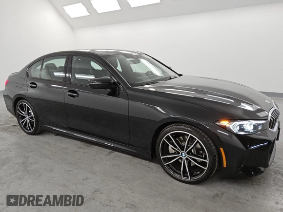 2024 BMW 3 Series 330i with VIN 3MW69FF0XR8E64715, listed as a Copart auction lot 49742715 with 17,634 mi miles and Clean Title. Bid and sale history available at carsss.com. Image 4.