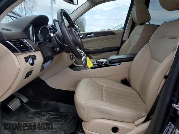 2019 Mercedes-Benz GLE 400 with VIN 4JGDA5GB9KB215933, listed as a Copart auction lot 50123975 with 104,703 mi miles and Salvage title. Bid and sale history available at DreamBid. Image 7.
