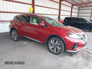 2019 Nissan Murano Platinum with VIN 5N1AZ2MS6KN133848, listed as a IAAI auction lot 42429006 with 39,203 mi miles and . Bid and sale history available at DreamBid. Image 1.