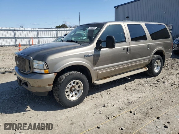 2004 Ford Excursion Eddie Bauer with VIN 1FMSU45P44EB40602, listed as a Copart auction lot 51536395 with 188,417 mi miles and Clean Title. Bid and sale history available at DreamBid. Image 1.