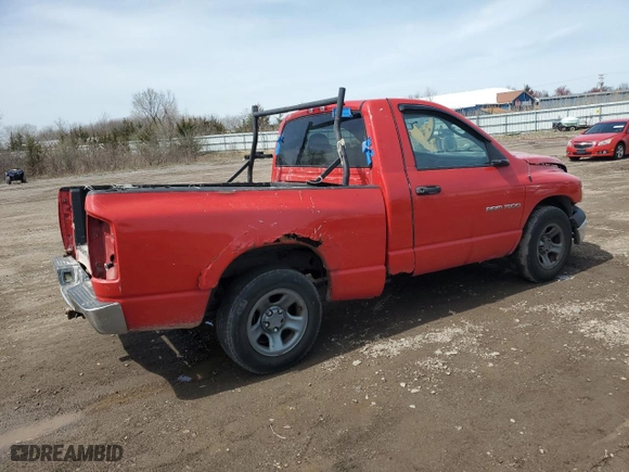 2003 Dodge Ram 1500 ST with VIN 1D7HA16N53J648463, listed as a Copart auction lot 52081395 with 184,005 mi miles and Salvage Title. Bid and sale history available at carsss.com. Image 3.