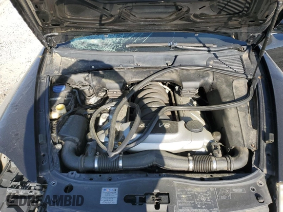 2006 Porsche Cayenne S with VIN WP1AB29PX6LA66653, listed as a Copart auction lot 57028264 with 151,908 mi miles and Salvage title. Bid and sale history available at DreamBid. Image 12.