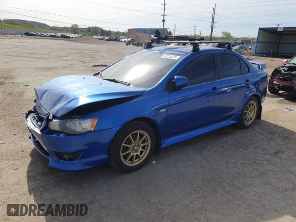 2011 Mitsubishi Lancer GTS z VIN JA32U8FW2BU002513, wystawiony jako Copart lot #54225625 z przebiegiem 175 583 mil mil oraz Szkoda całkowita • Salvage title. Historia ofert i sprzedaży dostępna na DreamBid. Obrazek 1.