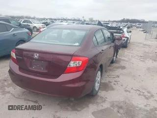 2012 Honda Civic LX z VIN 19XFB2F57CE386821, wystawiony jako IAAI lot #41568423 z przebiegiem 95 849 mil mil oraz . Historia ofert i sprzedaży dostępna na DreamBid. Obrazek 4.