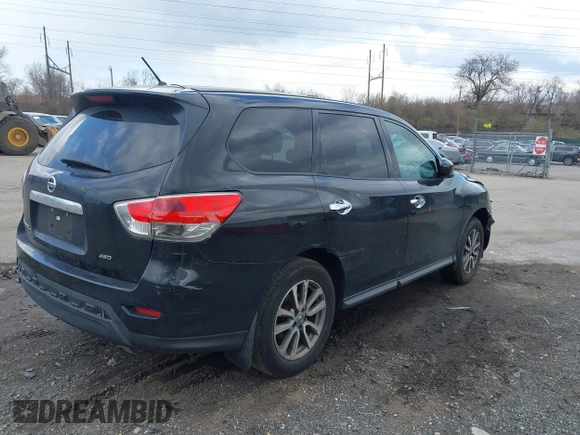 2014 Nissan Pathfinder SV with VIN 5N1AR2MM4EC708630, listed as a IAAI auction lot 41893720 with 129,985 mi miles. Bid and sale history available at carsss.com. Image 14.