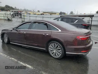 2019 Audi A8 L with VIN WAU8DAF82KN009487, listed as a Copart auction lot 48013045 with 44,362 mi miles and Clean Title. Bid and sale history available at carsss.com. Image 2.