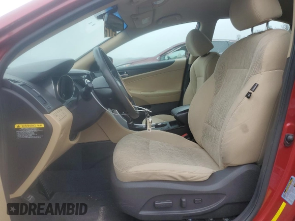 2013 Hyundai Sonata GLS z VIN 5NPEB4AC1DH514710, wystawiony jako Copart lot #61200105 z przebiegiem 70 174 mil mil oraz Szkoda całkowita • Salvage title. Historia ofert i sprzedaży dostępna na DreamBid. Obrazek 7.