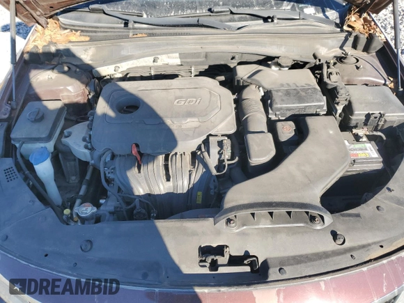 2016 Kia Optima LX with VIN 5XXGT4L3XGG017741, listed as a Copart auction lot 83065824 with 158,453 mi miles and Salvage Title. Bid and sale history available at DreamBid. Image 11.
