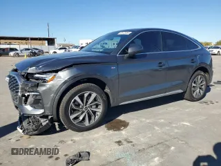 2022 Audi Q5 Sportback S line Premium с VIN WA14AAFY1N2081601, выставлен на аукционе Copart как лот 81473364 с пробегом 28 985 миль миль и Списание • Salvage title. История ставок и продаж доступна на DreamBid. Изображение 1.